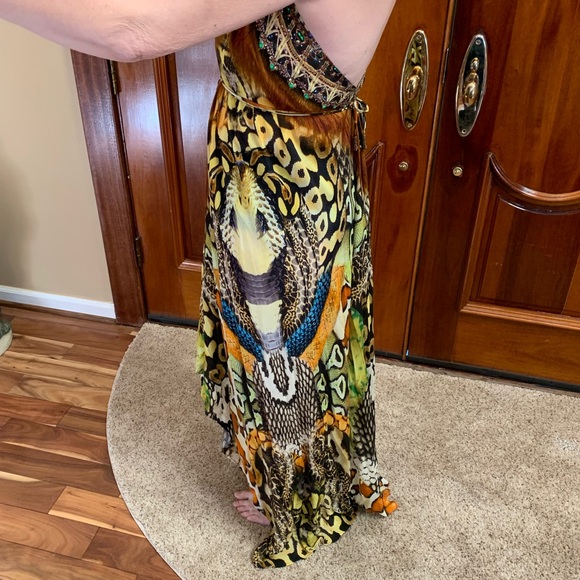 Shahida Parides 3-way Convertible Halter MaxiDress - Picture 2 of 9